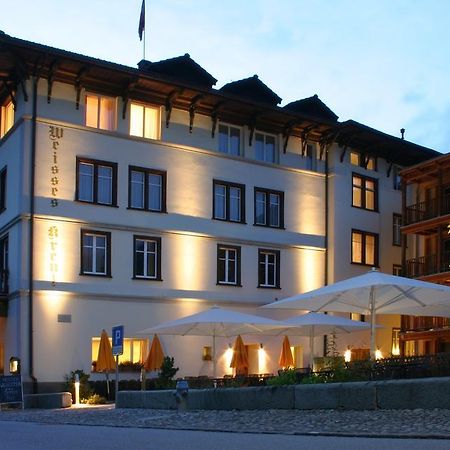 Hotel Weisses Kreuz Bergün Eksteriør bilde