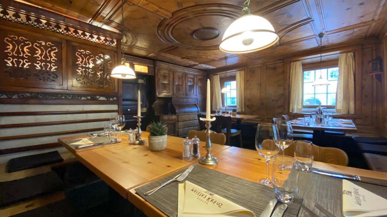 Hotel Weisses Kreuz Bergün Eksteriør bilde